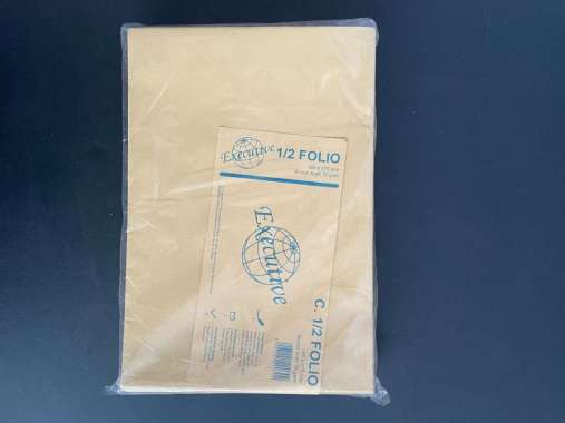 AMPLOP COKLAT EXECUTIVE 70 GSM BROWN KRAFT ENVELOPE ISI 100 1/2 folio