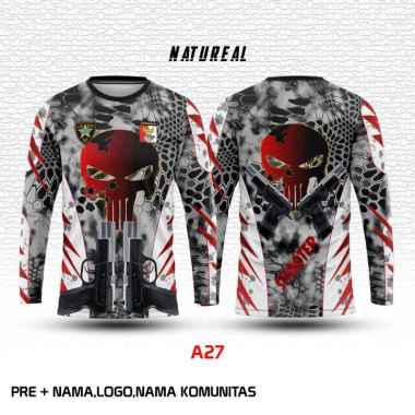 kaos perbakin baju camo berburu XXXL