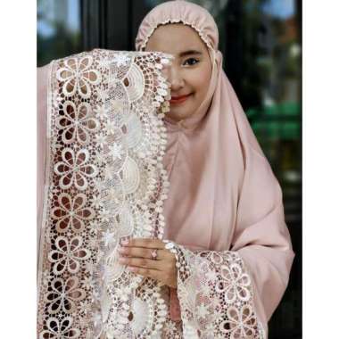 YUNASHOP MUKENA DEWASA MIKRO PREMIUM JUMBO SEROJA MUKENAH SIMPEL JUMBO RENDA SEROJA KELILING MUKENAH