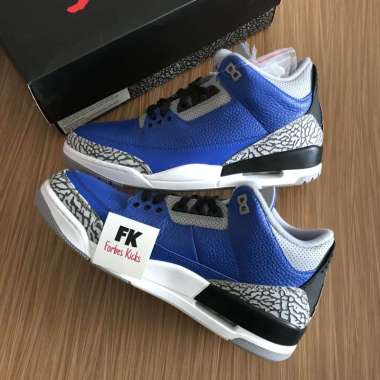 Air Jordan 3 Retro Varsity Royal || unc georgetown black cement pine green university blue