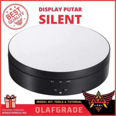 DISPLAY PUTAR SILENT multi features rotating display alas pajang