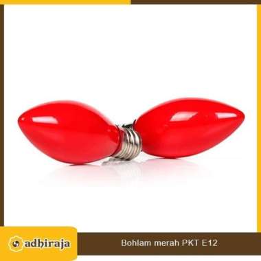 Bohlam Lampu Sembahyang Merah E 12