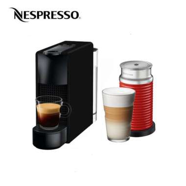 Nespresso Essenza Mini Coffee Capsule Capsules Machine / Mesin Kopi Kapsul Black & Aeroccino3 / Aero