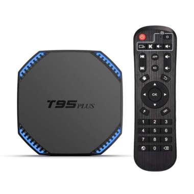 TJBOX T95 Plus 8/64 GB Android TV Box RK3566 OS 11.0 Dual Wifi BT4.0 hitam