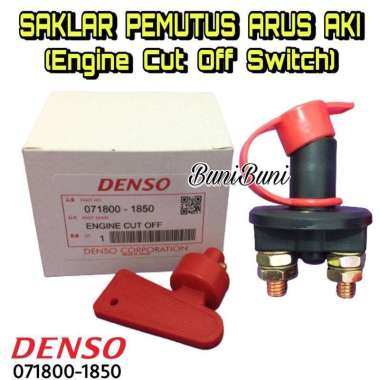 Denso Engine Cut Off / Battery Main Switch / Saklar Switch Pemutus Arus Aki