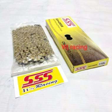 Rantai SSS Supra X - Supra Fit New - Supra X 125 warna Gold 428 110L Gold