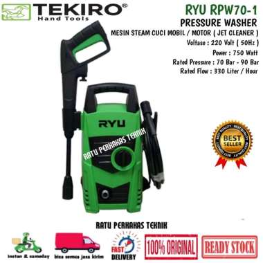 MESIN STEAM CUCI MOBIL MOTOR JET CLEANER TEKIRO RYU RPW 70-1 70 BAR ORIGINAL MURAH PROMO CUCI GUDANG