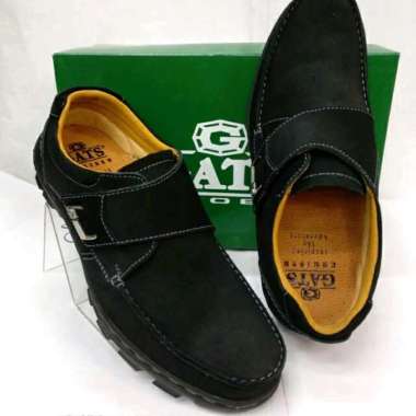 Sepatu Kulit Gats TO 2209 - Black 38