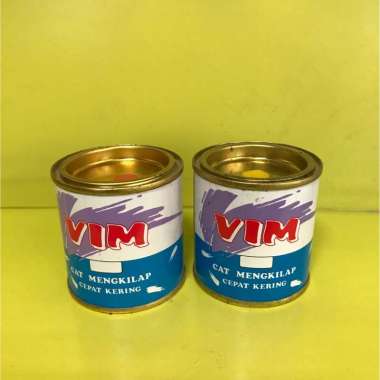 Cat Kayu Besi - Meni Besi VIM Murah Ukuran Kaleng Kecil 0.1 liter Hitam