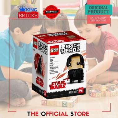 LEGO Original BRICKHEADZ 41603 Kylo Ren - Mainan Anak film Lego SW Lego Star Wars Lego Rey Han Solo