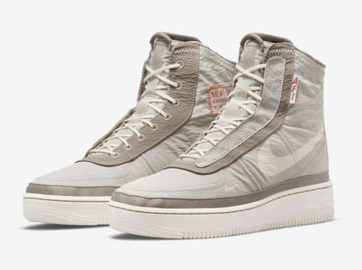 nike beige air force 1 shell
