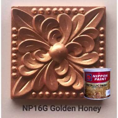 Cat Dekoratif Metalik Nippon Metallic Paint 1kg Golden Honey 16G