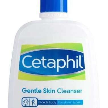 Cetaphil Gentle Skin Cleanser 500ml - Pembersih Wajah Melembabkan-Sabun Pencuci Muka Berjerawat -Pem