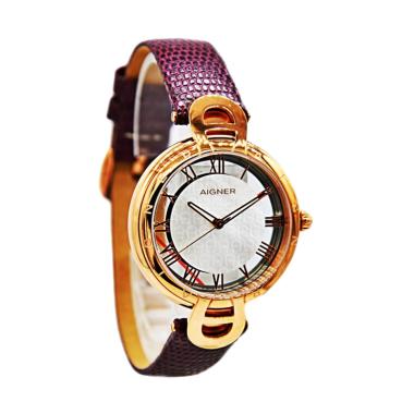 Aigner A24273 Resana Leather Jam Tangan Wanita Gold
