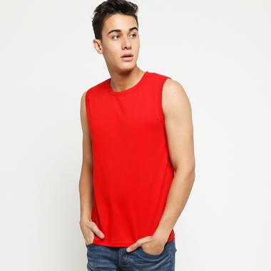 VM Polos Kaos Pria L Merah