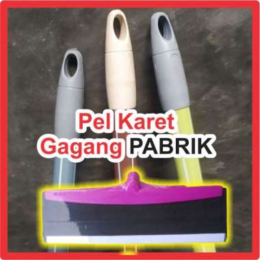 Alat Pel Lantai KARET Pel Dorong Pel Sodok Pel Wiper Serok Air Dengan Gagang Pabrik