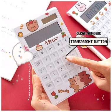 FREE STICKER ! Calculator lucu Kalkulator kantor kalkulator murah ORIGINAL 100 % Multicolor