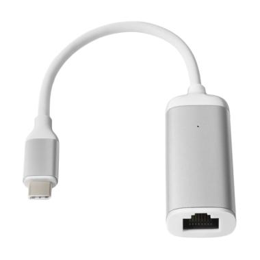 Minix Neo C-E-USB-C to Gigabit Ethernet Adapter [Up to 1000 Mbps] Silver