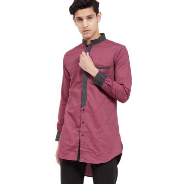 VM Gamis Baju Muslim Pria XXL maroon