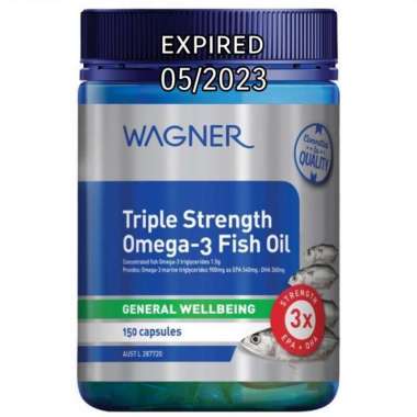 Wagner Triple Strength Omega-3 Fish Oil [150 Capsules]