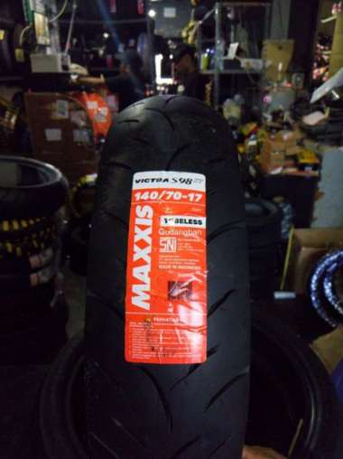 Ban luar MAXXIS VICTRA 140 70 17 Tubeless PRODUKSI TERBARU Motor Vixion Byson Moge FREE PENTIL