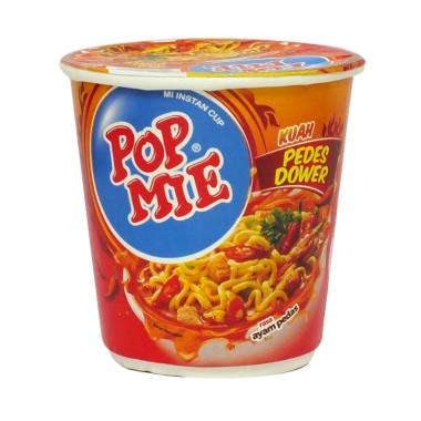 Promo Harga Indomie Pop Mie Instan Kuah Pedes Dower Ayam 75 gr - Blibli