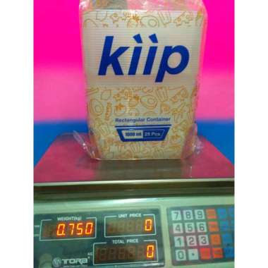 LAGI PROMO!!! Thinwal kiip 1000ml 25 psc /Food Container Box Tempat Makanan Plastik Thinwall 1000ml