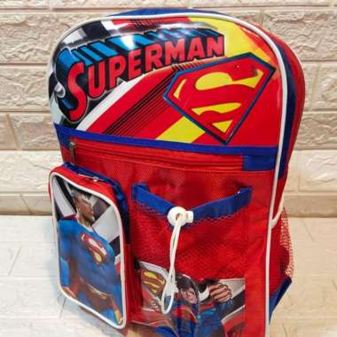 Tas Ransel Tk Sd Bt21/Superman/Ultraman/Boboboy/Spiderman/Cars/Frozen  Superman