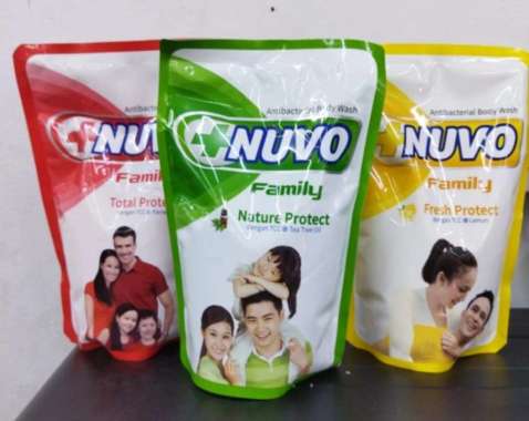 nuvo sabun cair warna hijau