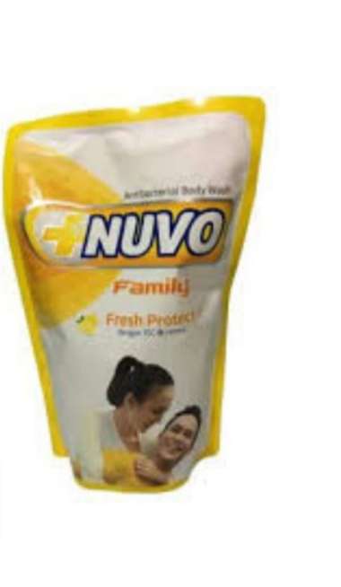 nuvo sabun cair warna kuning