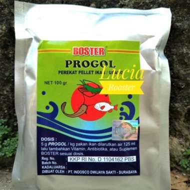 Boster ikan ProgoL Perekat Pelet ikan Perekat Pakan ikan 100 Gram