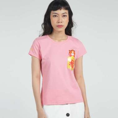 VM Kaos Imlek Tahun Harimau / Imlek Macan Peach Free Masker Anak L