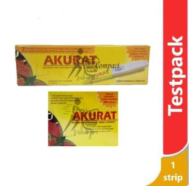 Akurat Strip & Akurat Compact - alat test kehamilan, testpack, pregnancy test Akurat Compact
