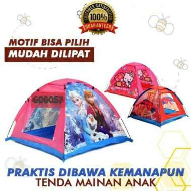 PopTent Kids Tent Mainan Tenda Kemping Anak Motif Karakter Murah Spiderman