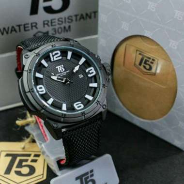 ORIGINAL T5 H3568 original jam tangan pria T5 H 3568 garansi original Black putih