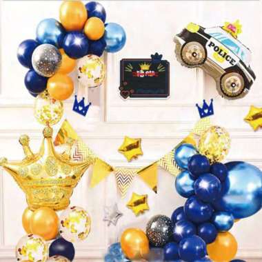 OEM ONE-C396 Set Paket Balon Dekorasi Ulang Tahun Anak / Birthday Party Decoration / Paket Dekorasi