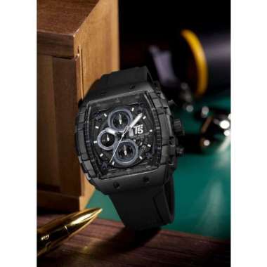 Jam Tangan Fashion T5 H3856 original garansi jam tangan pria T5 H 3856 analog Hitam
