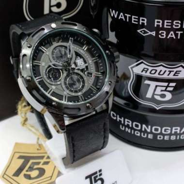 Jam Tangan Fashion Jam Tangan Pria T5 H3639 original chrono aktif bergaransi free tin box Blue