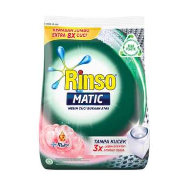 Promo Harga RINSO Detergent Matic Powder Top Load 1800 gr - Blibli