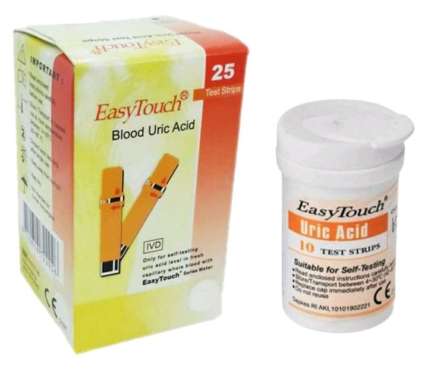 Strip Easy Touch Kolesterol/Gula darah/Asam urat strip asam urat