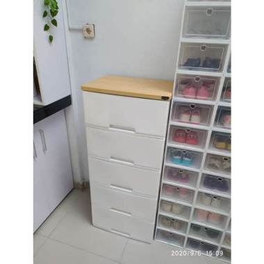 LEMARI LACI PLASTIK PREMIUM ROVEGA SUSUN 5 MAGNUM CMG-530 Susun 5