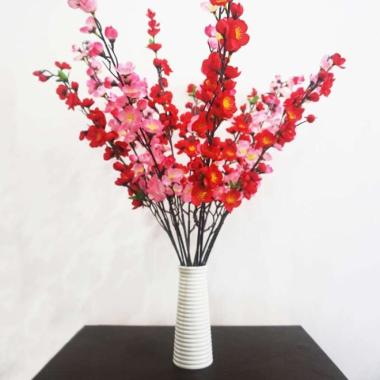 Pohon Imlek Klasik Pot 60 Cm Pot Plastik mix
