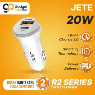 JETE R2 Charger Mobil | Car Charger Quick Charger 3.0 - Garansi 2 Th