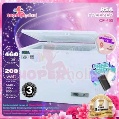 CHEST FREEZER RSA CF - 460 FREEZER BOX DAGING ES BATU Putih