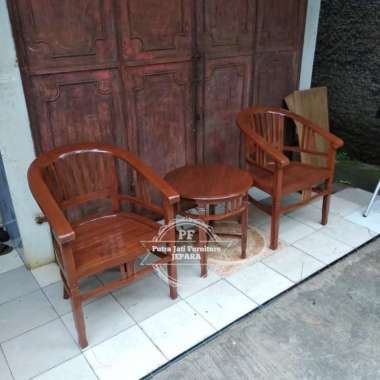 Furniture Mebel Jati Jepara Kursi Teras Betawi Kayu Jati - Meja Kursi