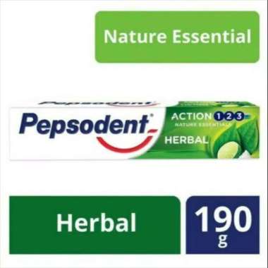 Pepsodent Action 123 Herbal 190 gr