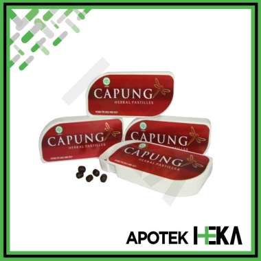 Capung Herbal Pastilles 7 g isi 1 - Meredakan Batuk