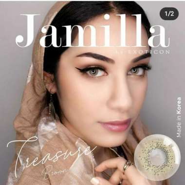 Softlens X2 Jamilla Exoticon Minus Made In Korea Softlens Murah TREASURE BROWN MINUS