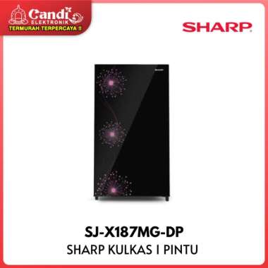 SHARP KULKAS 1 PINTU SJ-X187MG-DP