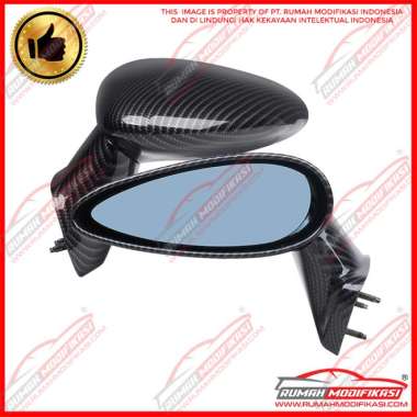 SIDE MIRROR - SPION - HONDA JAZZ GK5 2016-2019 - CARBON LOOK